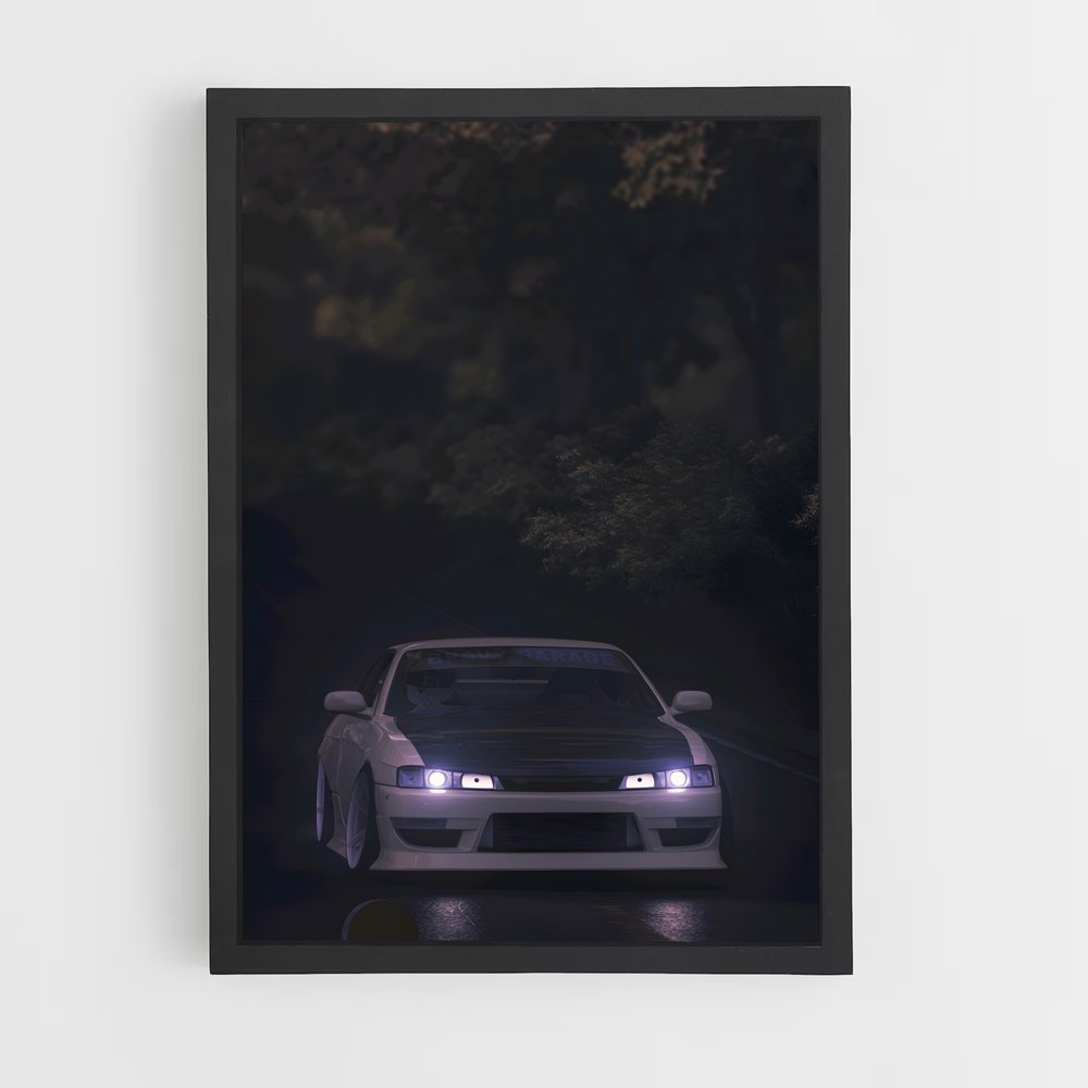 Poster Élégance de Silvia – affiche Nissan (vue 2)